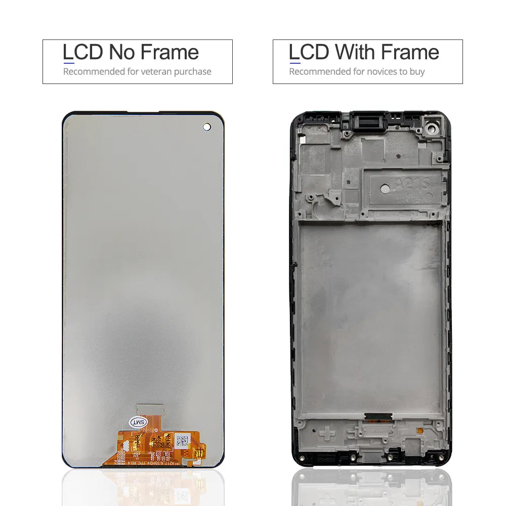 Pantalla LCD Original de 6,5 pulgadas para Samsung A21S SM-A217FN/DS, digitalizador de pantalla táctil con marco para Samsung A21S 2020 lcd