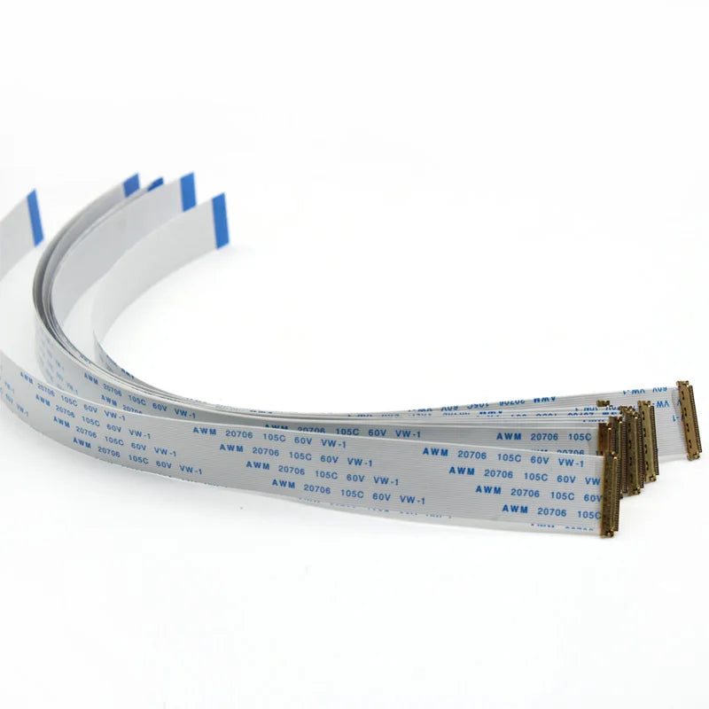 EDP screen line 0.5MM flexible flat cable I-PEX20453-30P FFC/FPC Same surface opposite I-PEX20454-40P single-headed notebook EDP