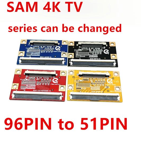 For Samsung 4K TV 96pin to 51pin Converter Adapter 96P to 51P QK-96P TO 51P 4K signal adapter board No technical support provide